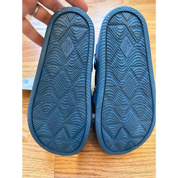 NEW Chacos Chillos Sport Big Kid Blue Sandals, Sz 2, Unisex (C104) - Picture 3 of 10
